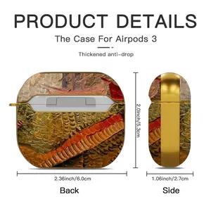 Princess Fox Fragment H Airpods 3 Case (Hard Shell, Golden)