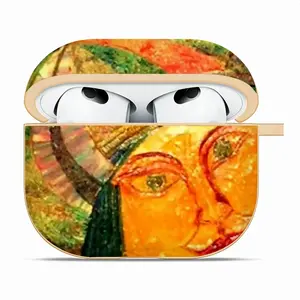 Sheela-Na-Gig Fragment Q Airpods 3 Case (Hard Shell, Golden)