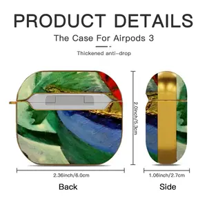 Rachel Fragment Airpods 3 Case (Hard Shell, Golden)