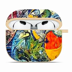 Berenice Fragment Q Airpods 3 Case (Hard Shell, Golden)