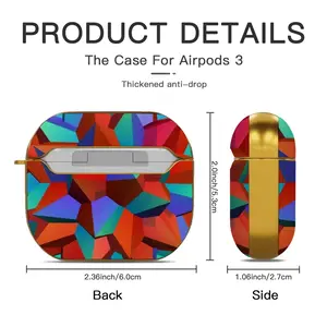 Kiku (Chrysanthemum) Airpods 3 Case (Hard Shell, Golden)