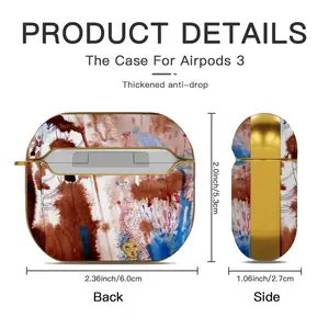 Walking In The Spring Rain Airpods 3 Case (Hard Shell, Golden)