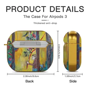 Angel Of Forest Airpods 3 Case (Hard Shell, Golden)