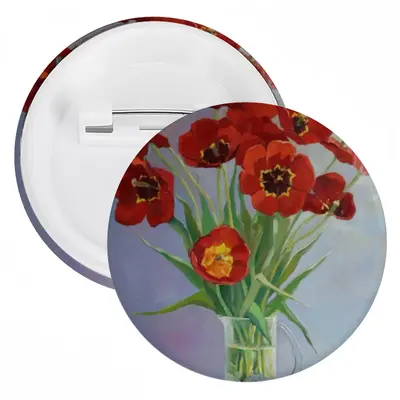 Tulips Tin Plate Badge