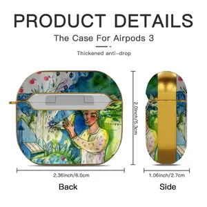 Boy With Bird Airpods 3 Case (Hard Shell, Golden)