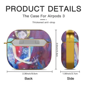 Angel With Cat Airpods 3 Case (Hard Shell, Golden)