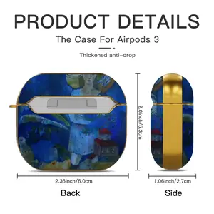 Diva Who Safe Dreams Airpods 3 Case (Hard Shell, Golden)