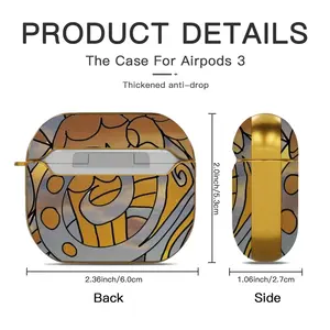 Angel 1 Airpods 3 Case (Hard Shell, Golden)