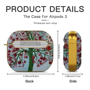 Bird Haven Airpods 3 Case (Hard Shell, Golden)