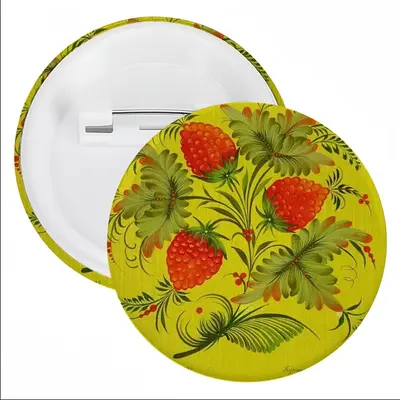 Raspberry Tin Plate Badge