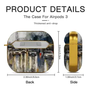 Autumn Rain Airpods 3 Case (Hard Shell, Golden)