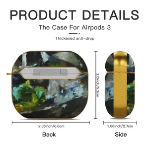 Green Airpods 3 Case (Hard Shell, Golden)