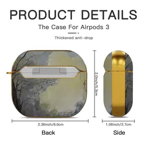 Early Morning Autumn Sun Airpods 3 Case (Hard Shell, Golden)