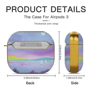 Moon Trees Airpods 3 Case (Hard Shell, Golden)