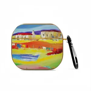 Rural Cottages Airpods 3 Case (Hard Shell, Golden)