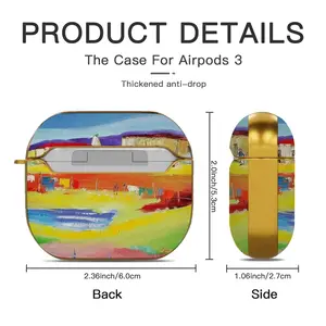 Rural Cottages Airpods 3 Case (Hard Shell, Golden)