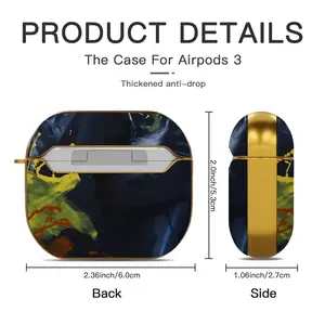 Abroad Airpods 3 Case (Hard Shell, Golden)