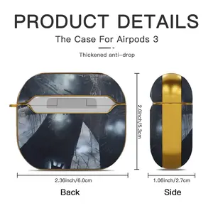 Ghost Airpods 3 Case (Hard Shell, Golden)