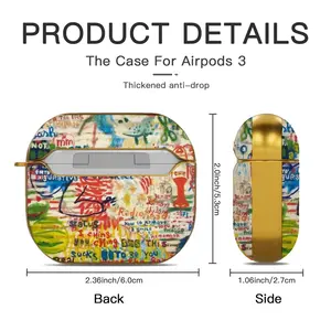 Artjpg Airpods 3 Case (Hard Shell, Golden)