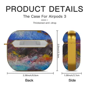 Mixing Skies Airpods 3 Case (Hard Shell, Golden)