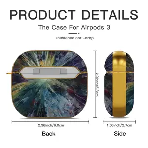 Chaos In The Space Airpods 3 Case (Hard Shell, Golden)