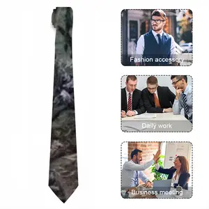 Elf House In A Fantasy Forest Men's Tie