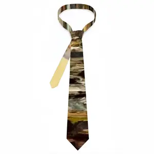 White River Gorge Impressionism Men's Tie