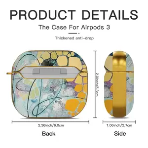 Scribbs J Airpods 3 Case (Hard Shell, Golden)