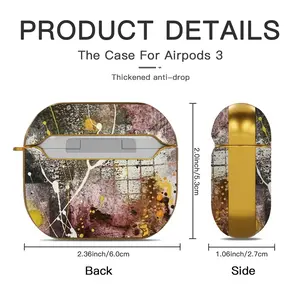 Rust Z Airpods 3 Case (Hard Shell, Golden)