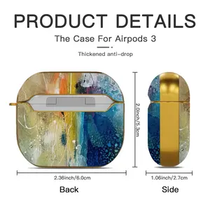 Fluffy Stuff Airpods 3 Case (Hard Shell, Golden)