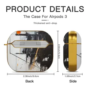 Arkansas Airpods 3 Case (Hard Shell, Golden)