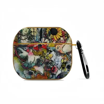 Postcard Airpods 3 Case (Hard Shell, Golden)