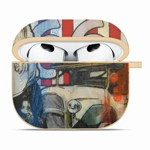 Route 66 Airpods 3 Case (Hard Shell, Golden)