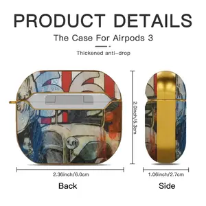 Route 66 Airpods 3 Case (Hard Shell, Golden)