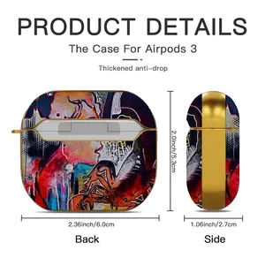 Scorpio Airpods 3 Case (Hard Shell, Golden)