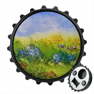 Field Along The Roadside Bottle Opener