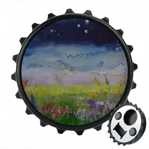 Field In Summer Twilight Bottle Opener