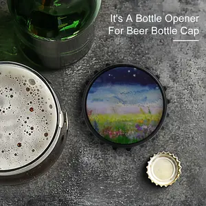 Field In Summer Twilight Bottle Opener