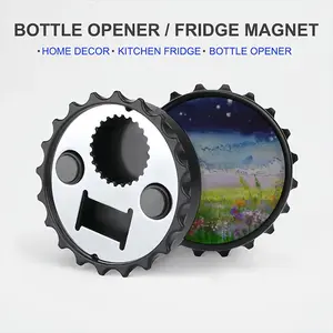 Field In Summer Twilight Bottle Opener