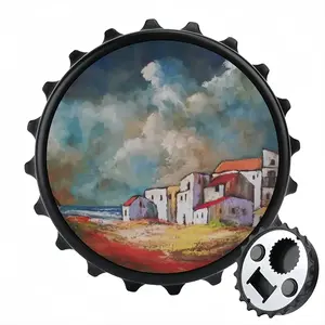 Dramatic Clouds Bottle Opener