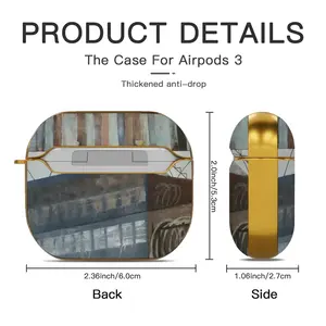 Rooftop Hierarchy Airpods 3 Case (Hard Shell, Golden)