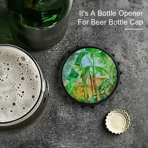 Backyard Banana Trees Bottle Opener