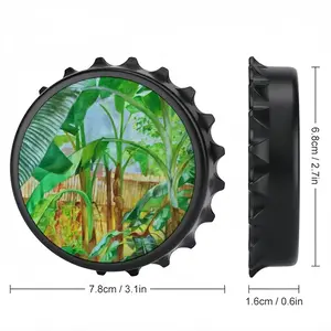 Backyard Banana Trees Bottle Opener