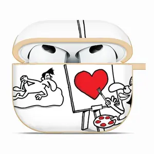 Art Lover Airpods 3 Case (Hard Shell, Golden)