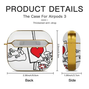 Art Lover Airpods 3 Case (Hard Shell, Golden)