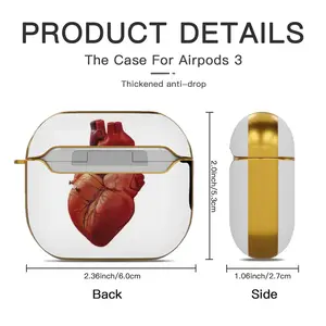 I Love You Airpods 3 Case (Hard Shell, Golden)