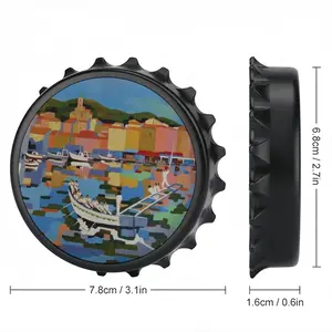 Jousting In Sète Bottle Opener