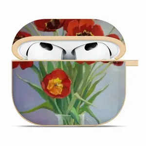 Tulips Airpods 3 Case (Hard Shell, Golden)