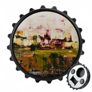 Blooming Cherry Trees Bottle Opener