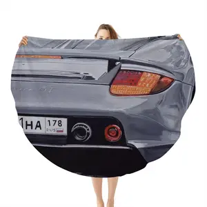 Carrera Gt Flannel Blanket (Round)